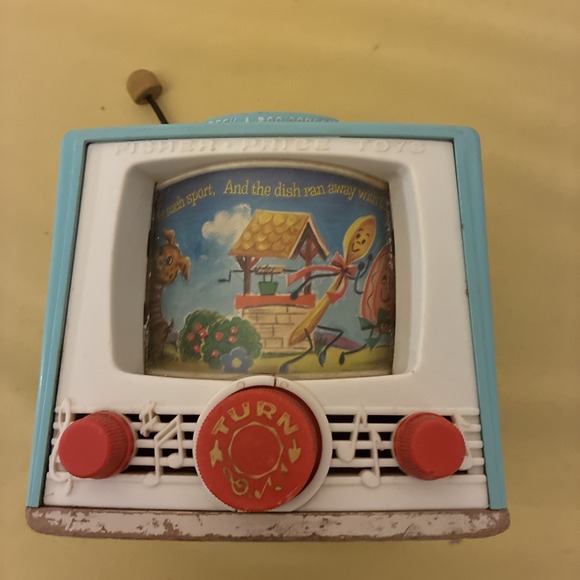 Fisher-Price Other - Fisher Price Hey Diddle Diddle Peek A Boo Screen TV Music Toy U164 - 1964-'65